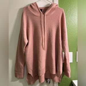 Women’s charter club cashmere pullover w/ hood